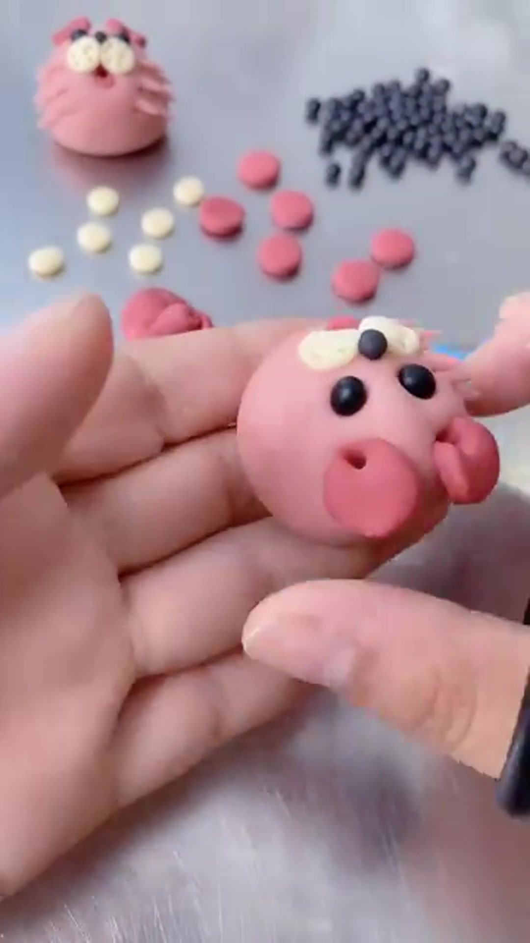 一看就会一做就废你学废了吗?卡通造型馒头,动手自己做美食