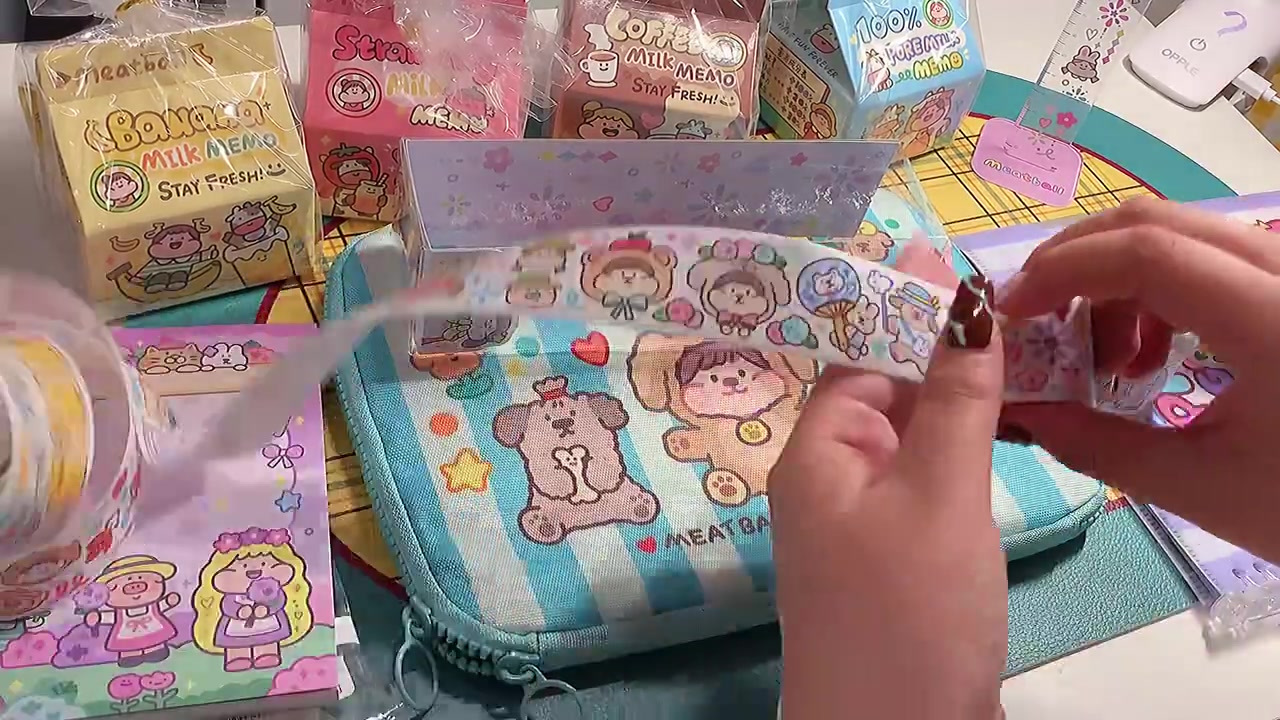 超可爱手帐素材开箱|肉球新品简直绝绝子! hello大家好呀!种草丁又上线啦!我应该是全网