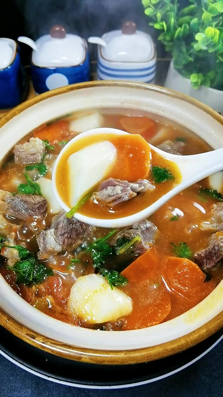 家常牛肉汤的做法