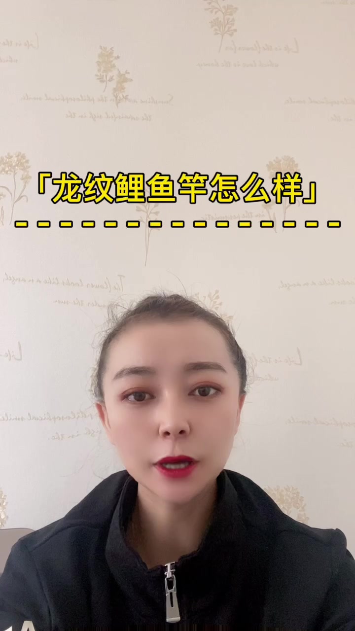龙纹鲤鱼竿怎么样