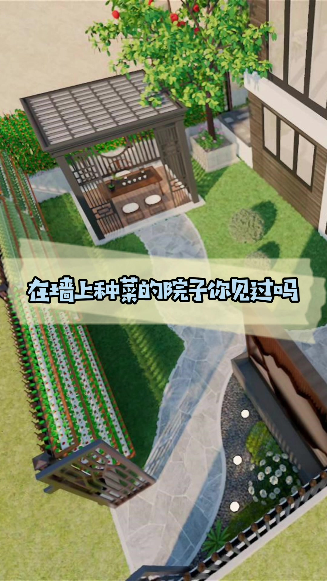 在墙上种菜的院子你见过吗