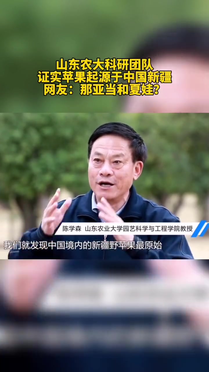 山东科研团队证实世界栽培苹果起源于中国新疆,选育具有“中国芯”的红肉苹果!