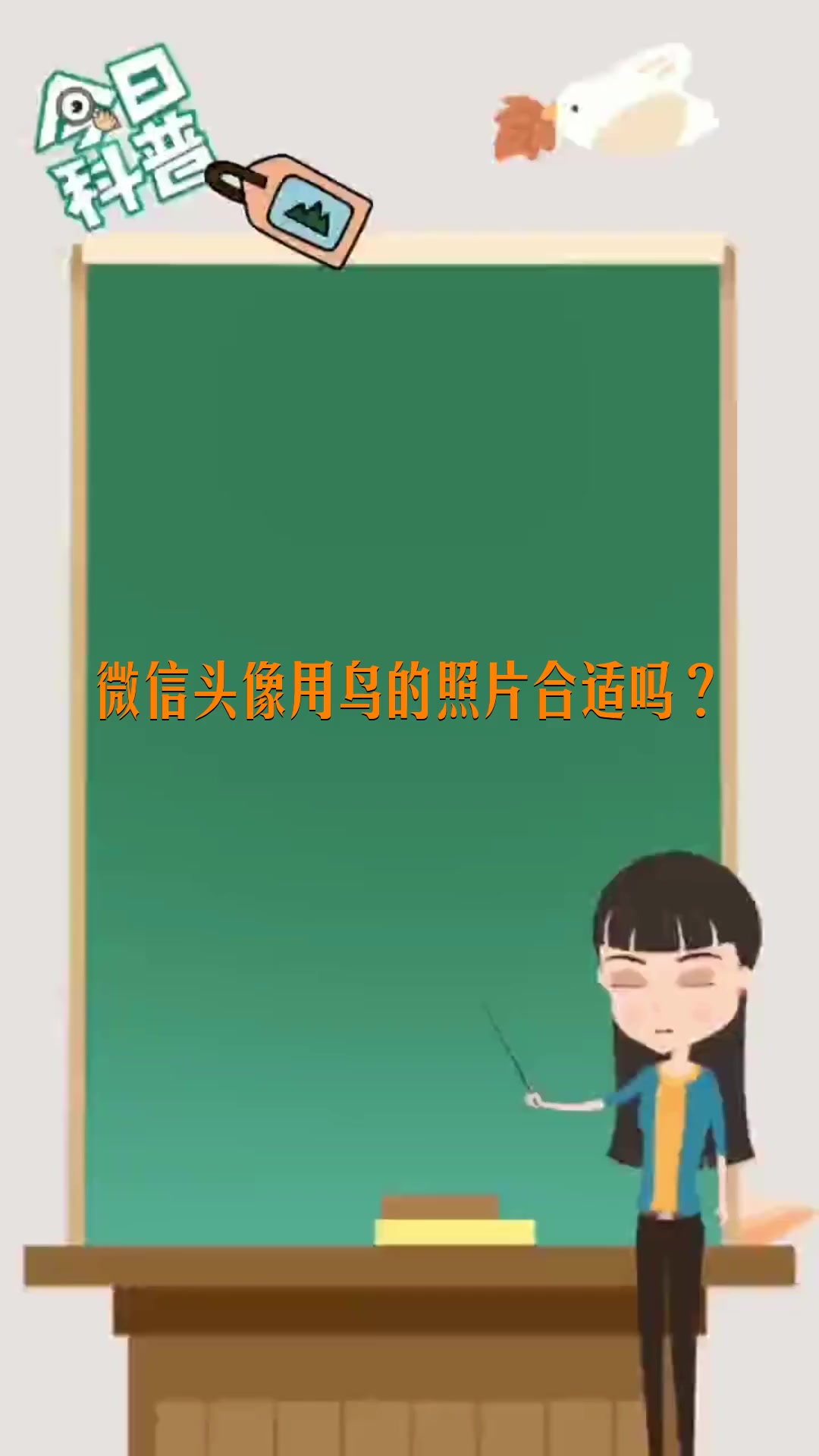 微信头像用鸟的照片合适吗? 