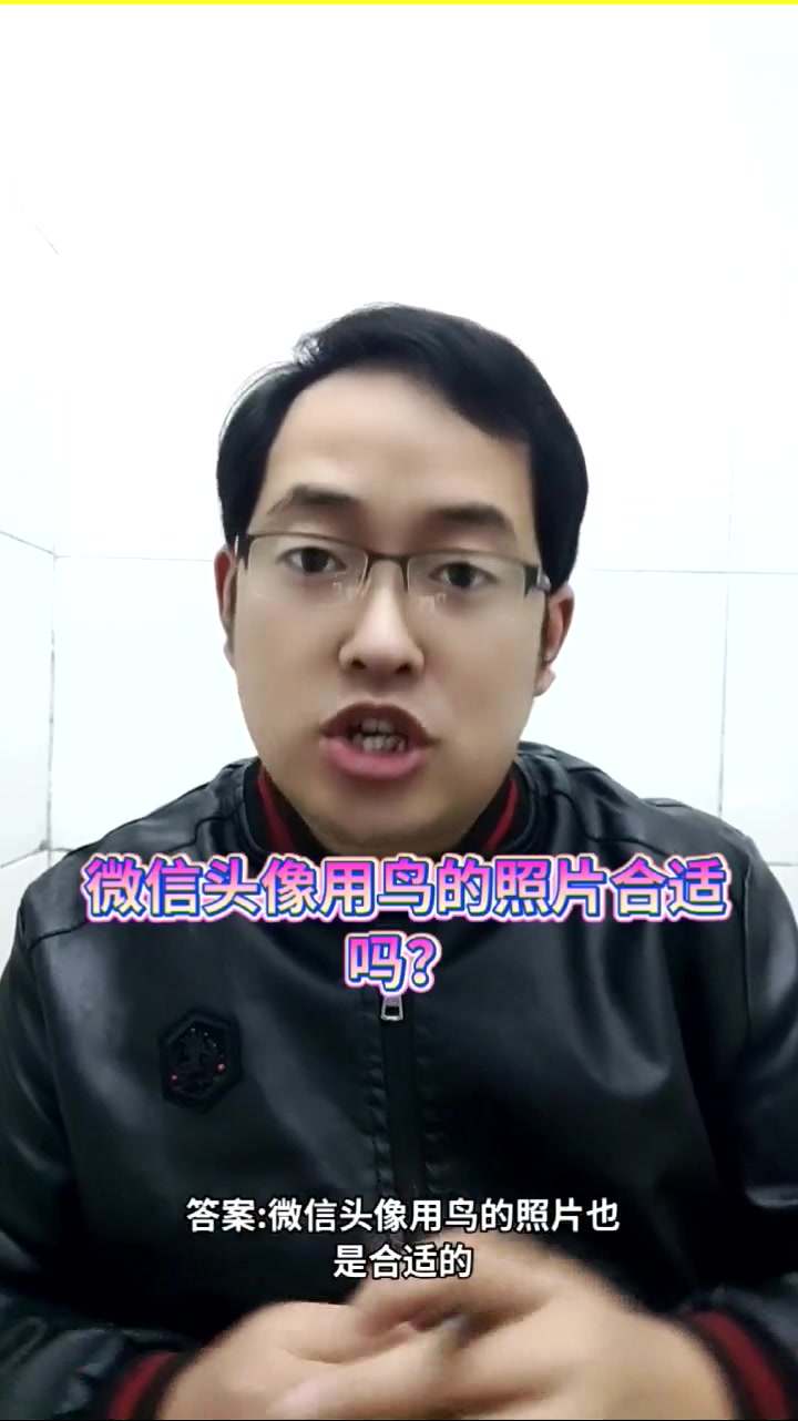 微信头像用鸟的照片合适吗?马上就为你揭晓正确答案