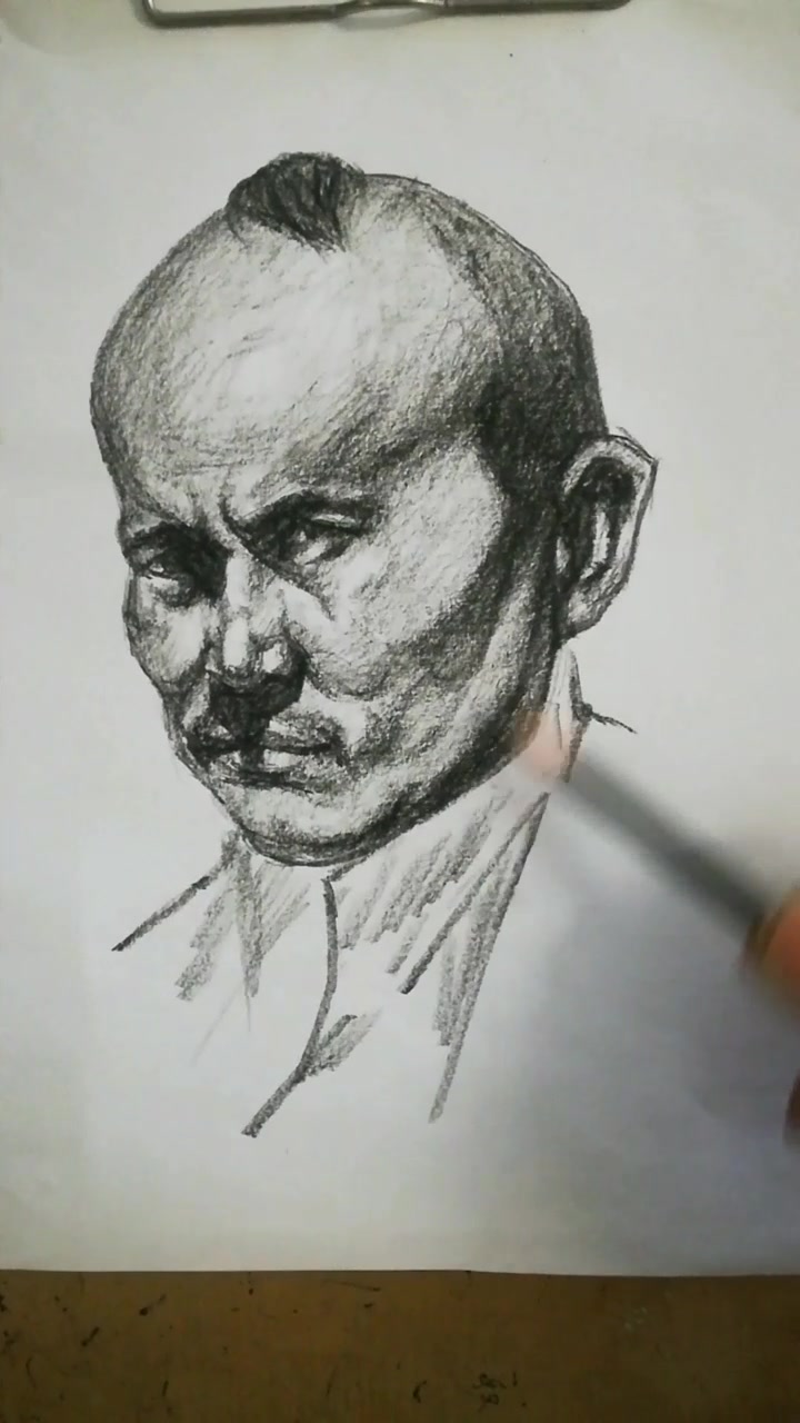 人物头像速写,男人头像……