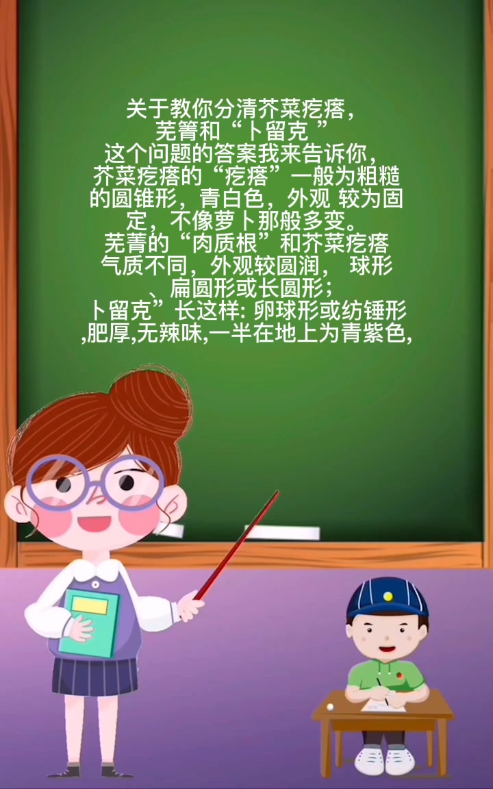 教你分清芥菜疙瘩,芜箐和“卜留克 ”
