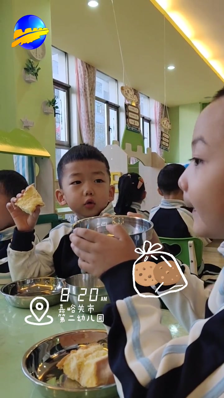神兽归笼第一天 幼儿园里欢乐多 幼儿园早餐打卡 好好吃饭营养均衡