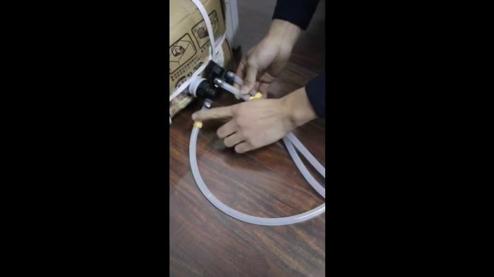 亿美科三阀可乐机安装教程