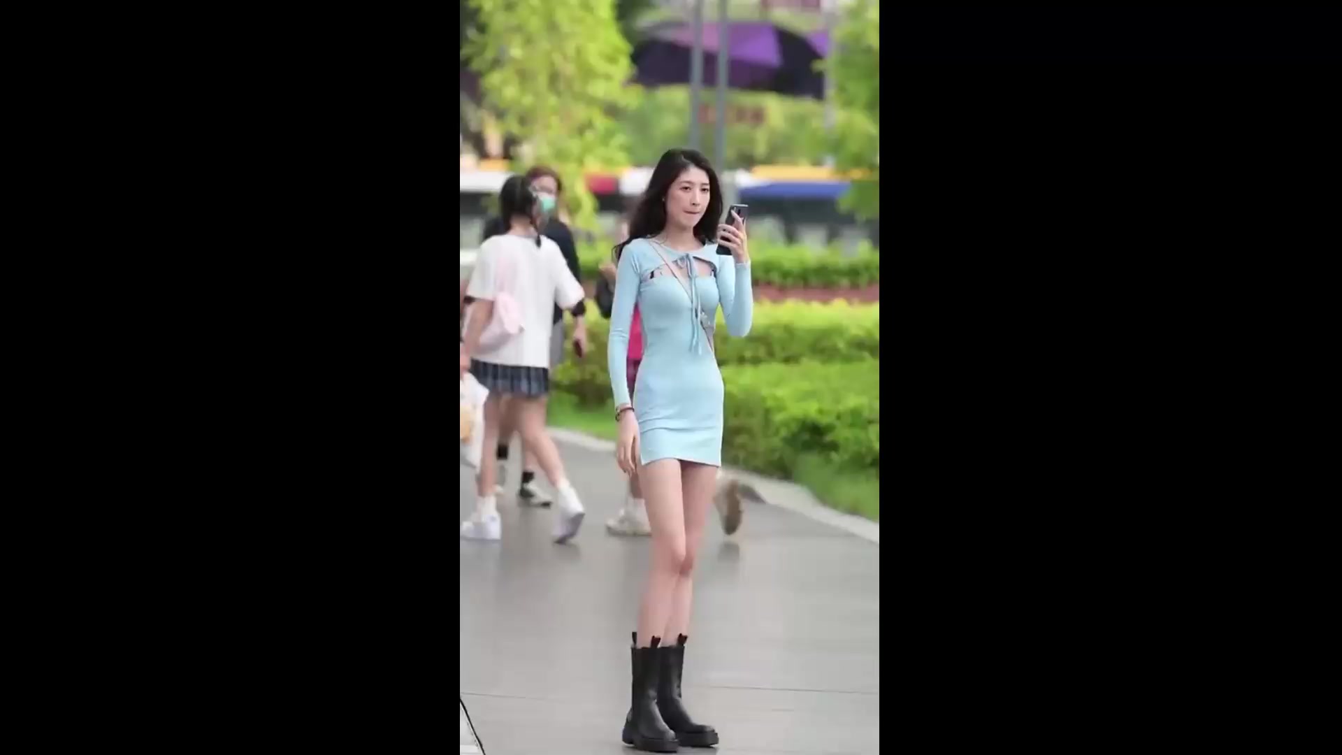 姐姐的腿不是腿,塞纳河畔的春水。街拍美女 美腿控