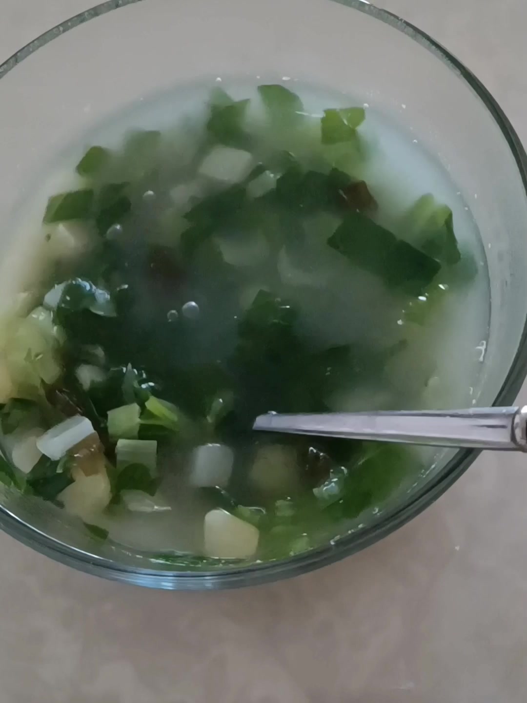 小白菜土豆汤 食物天然的味道