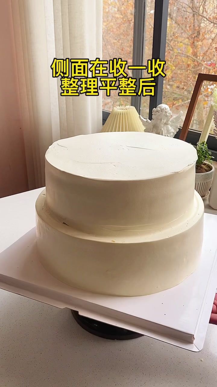 一分钟带你们解锁一款超级好看的大型双层鲜花蛋糕