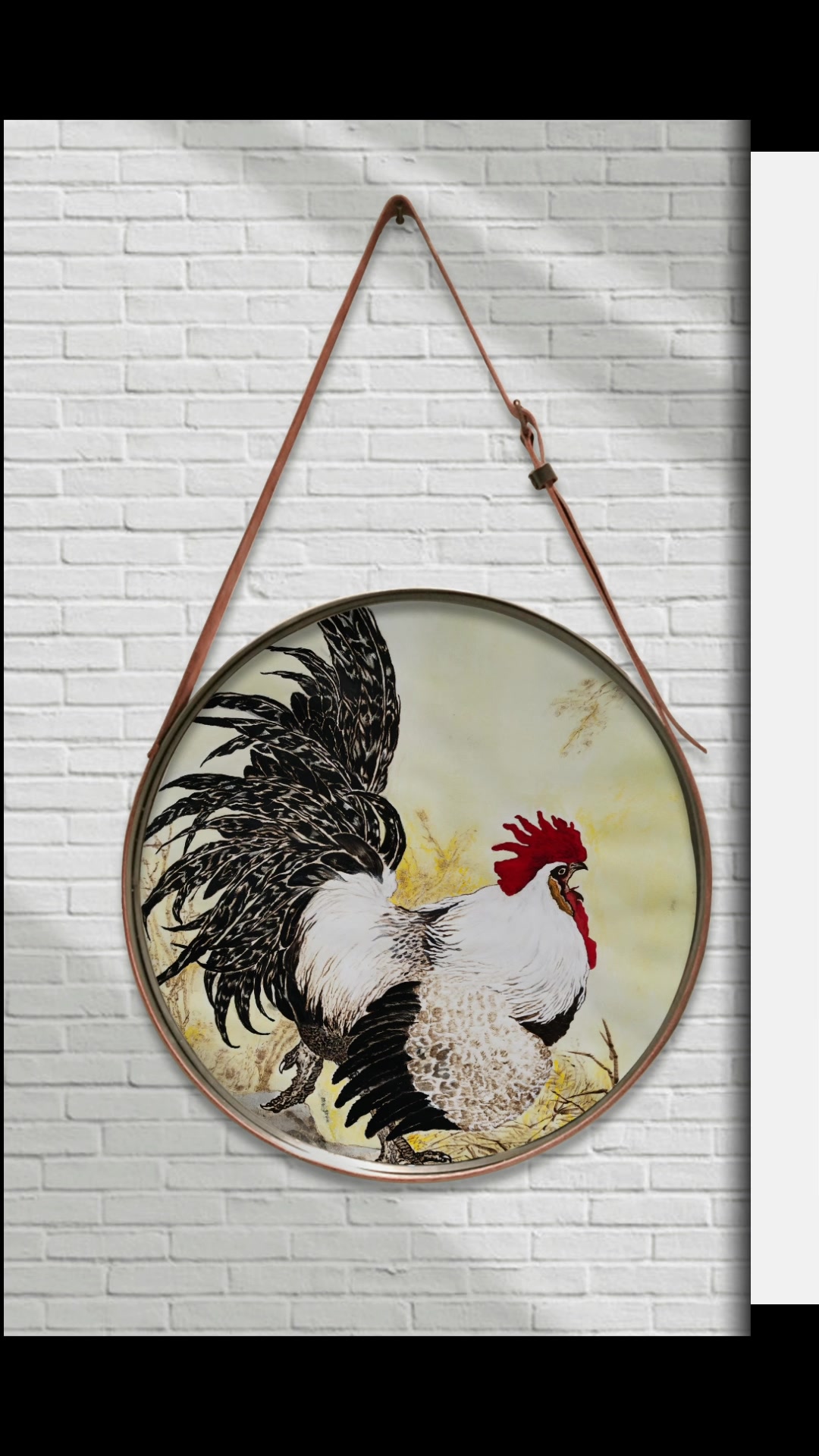 烙画套色 红红火火大公鸡系列3