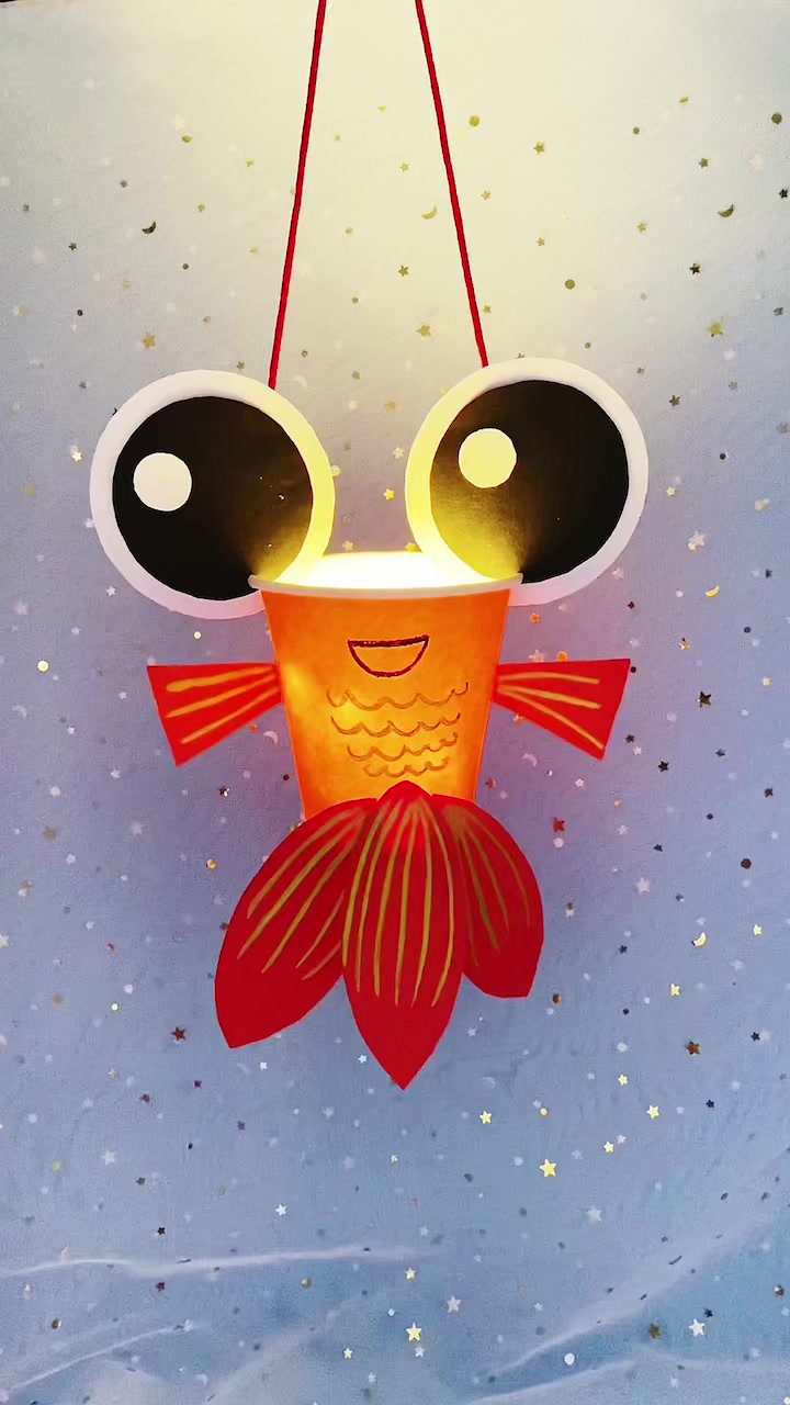 5秒学会年年有鱼灯笼挂饰