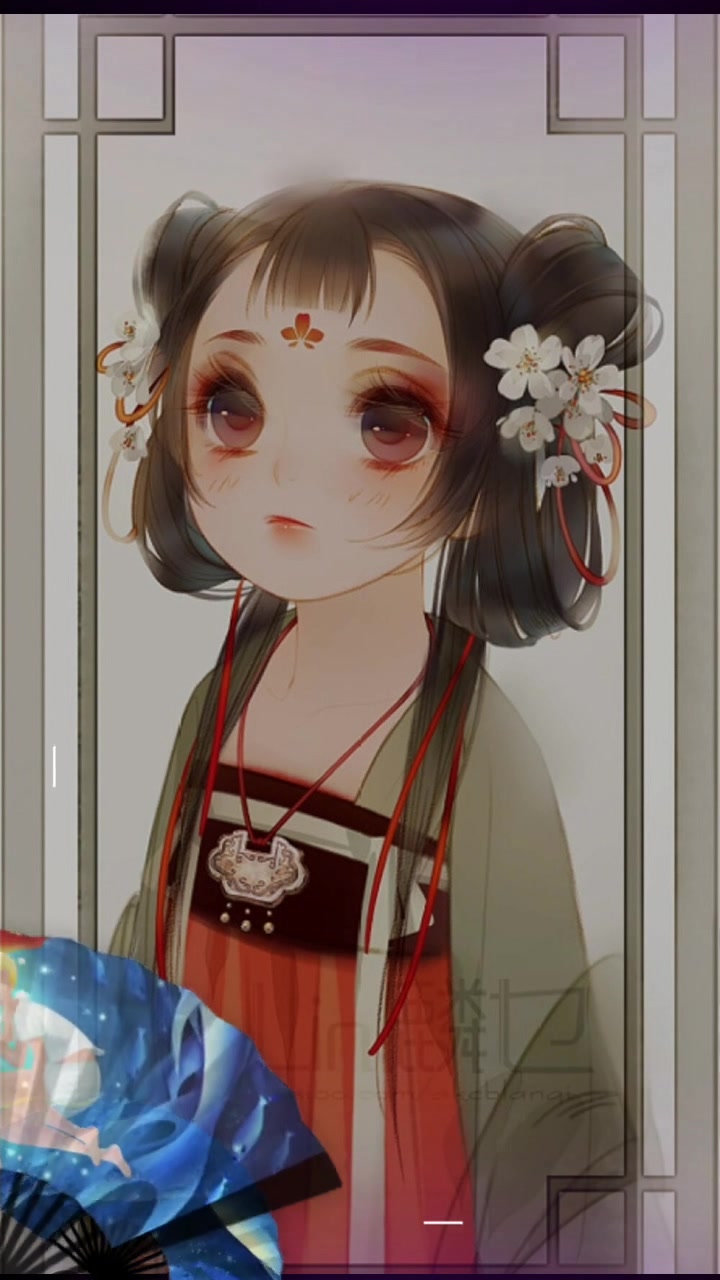 Q版古风卡通人物!