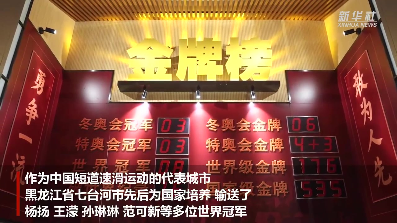 【这里贡献了近一半中国冬奥会金牌】作为中国短道速滑运动的代表城市,黑龙江省七台河市先后为国