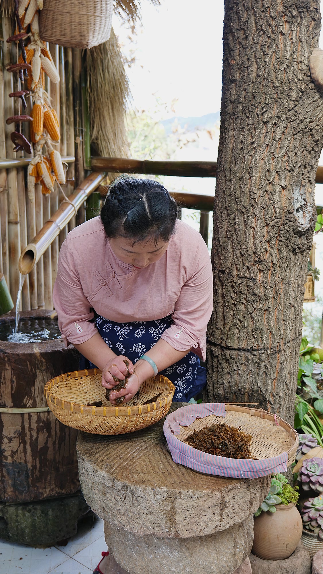 家乡传统美食凉拌树花菜,你吃过了吗?