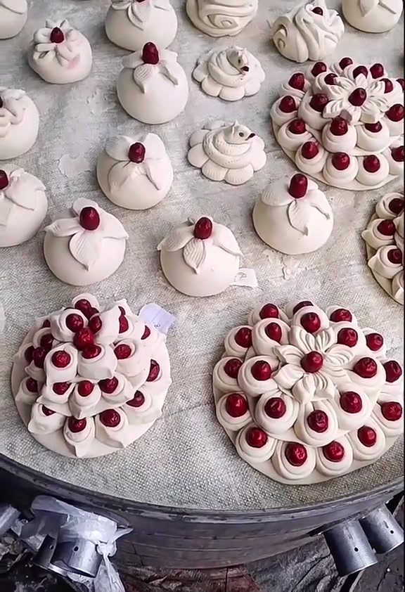 24。河南美食 小时候味道 枣花馒头