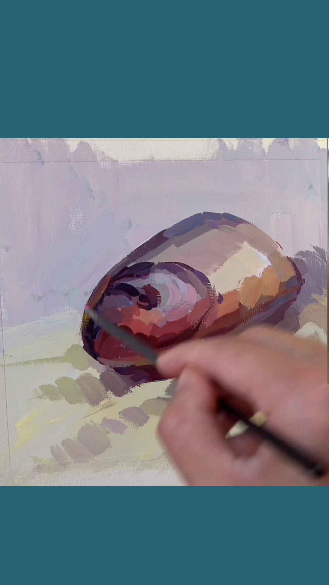 色彩静物鱼头怎么画