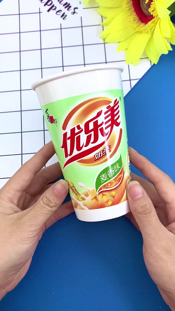 优乐美奶茶能投出不同的图案,又简单又好玩
