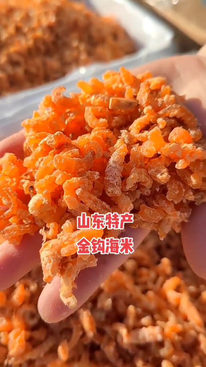 山东的金钩海米 海米 金钩海米 虾仁