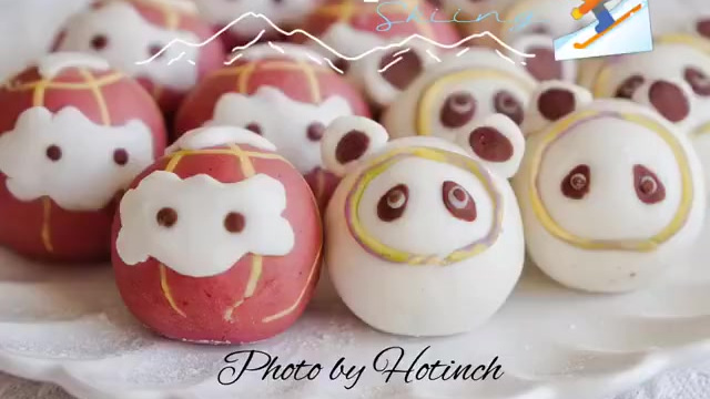 敲可爱的冰墩墩一墩难求,快学起来自己在家动手也可以做!#小伙花30分钟用面团捏出冰墩墩##