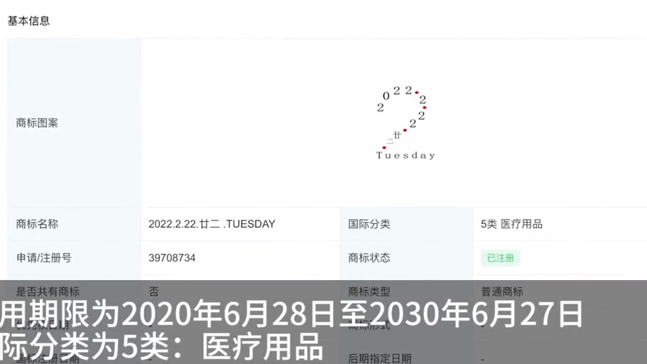 【2022222已被注册商标 最有爱的一天已被注册商标】20220222也是正月二十二星期