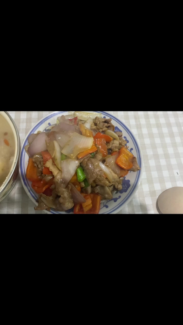 家常菜分享,洋葱炒肉,白萝卜煎蛋