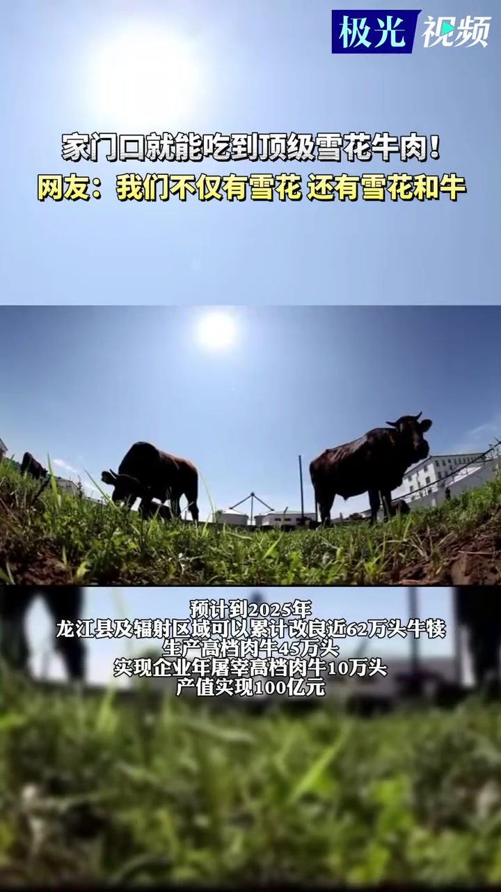 家门口就能吃到顶级雪花牛肉!网友:我们不仅有雪花 还有雪花和牛!和牛 雪花和牛