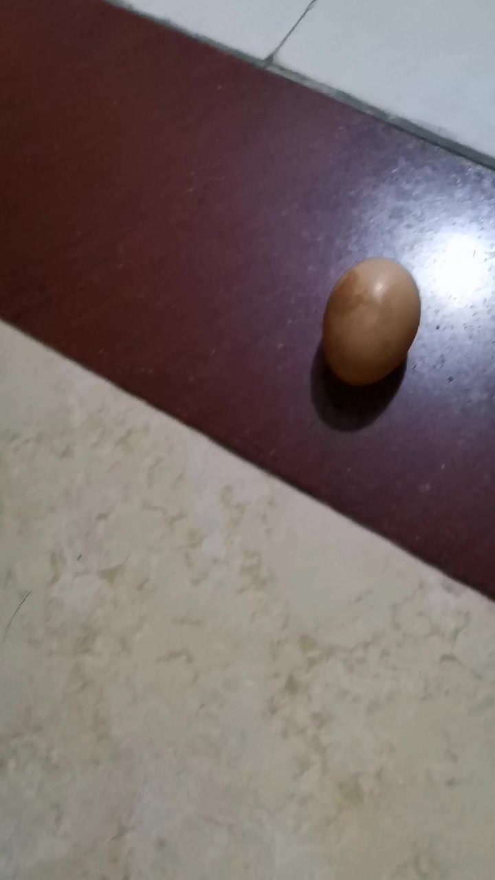 母鸡头胎下的蛋,蛋壳上的颜色,水洗不掉的,是胎记吗