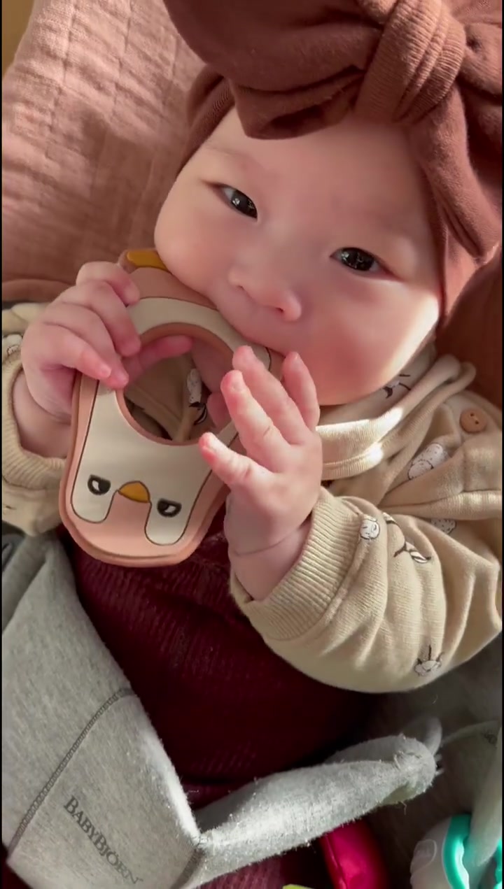 Liewood小企鹅牙咬胶全身多处骨折