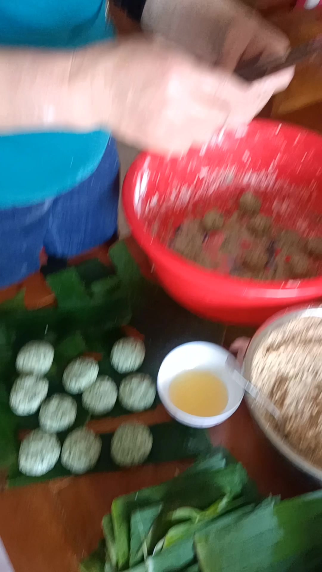 青团所有制作的材料