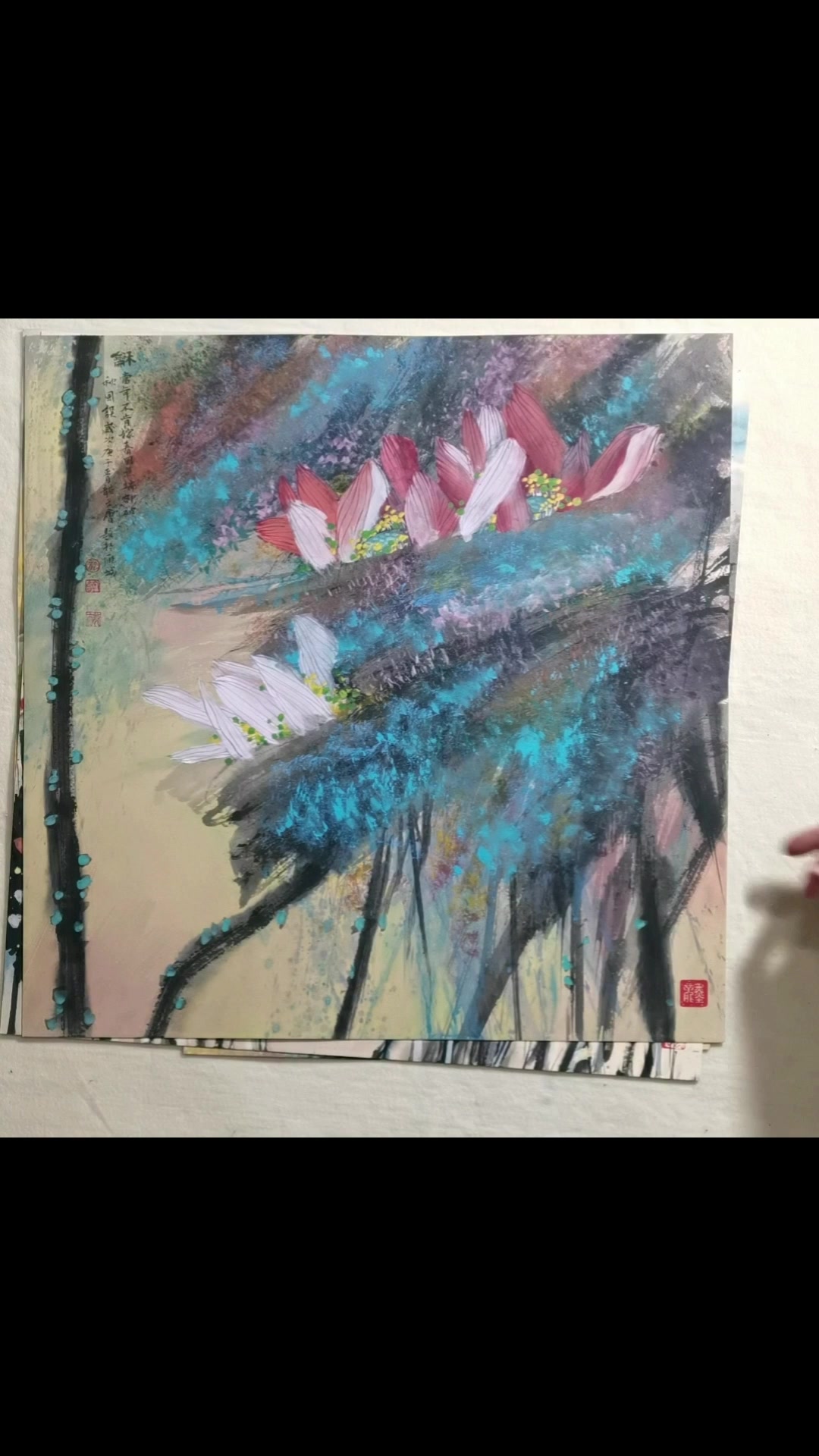 超写实工笔画家白菜王龙文会:彩墨写意