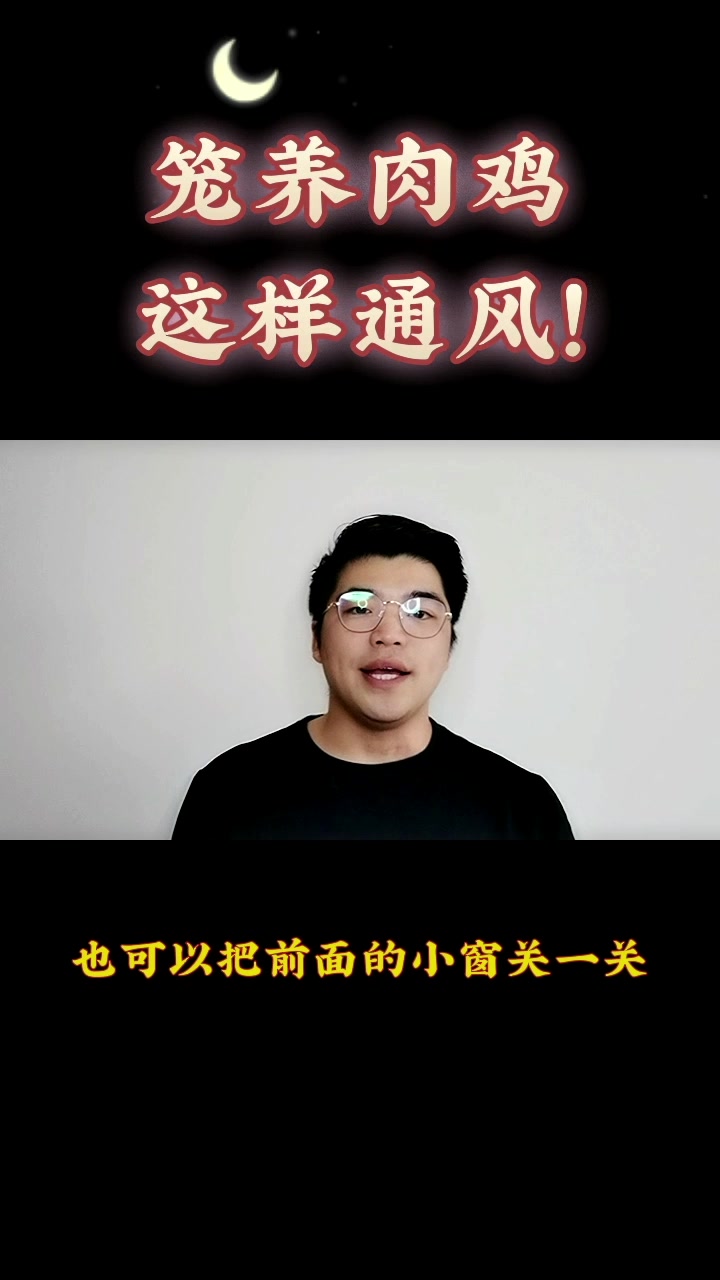 大肉食鸡养殖如何通风!