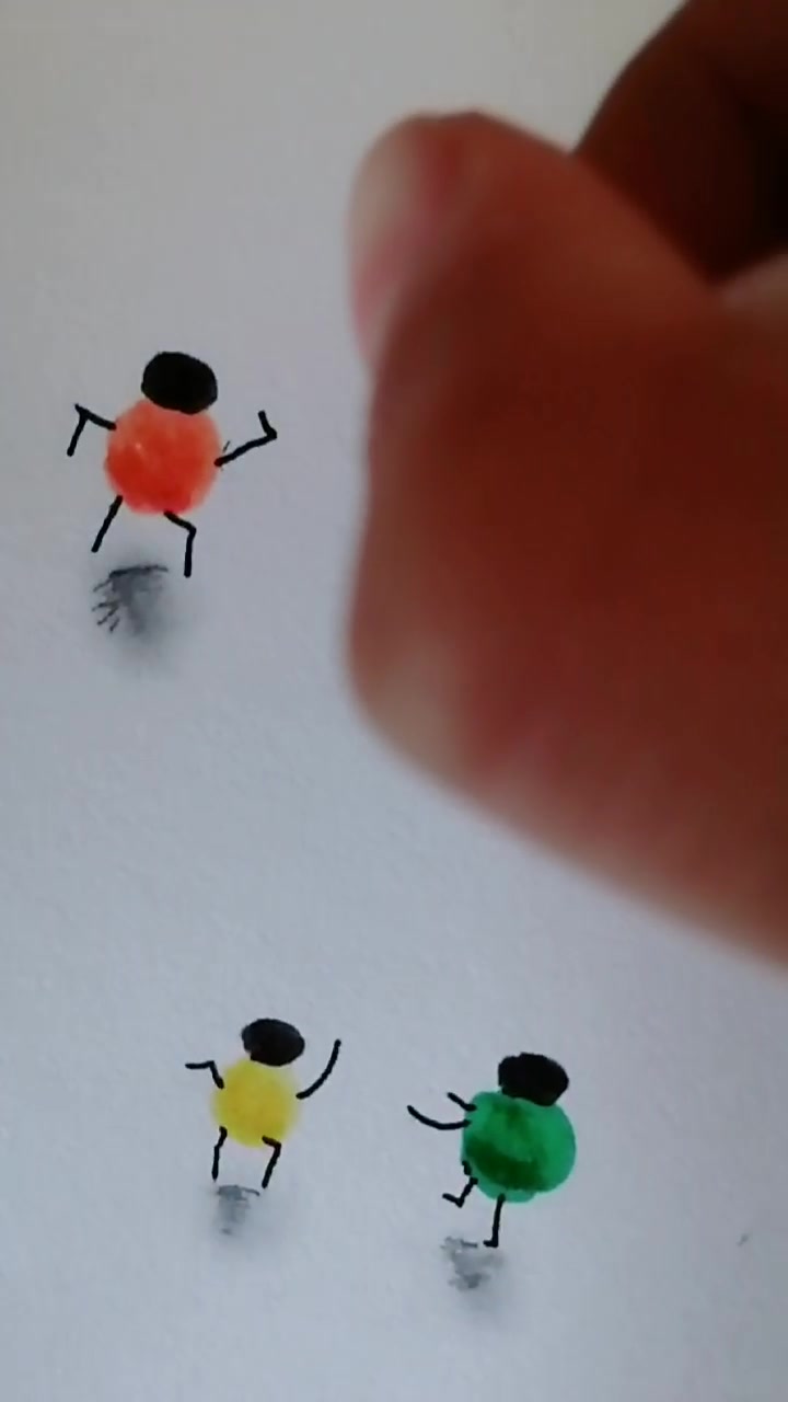可爱又简单的小人简笔画