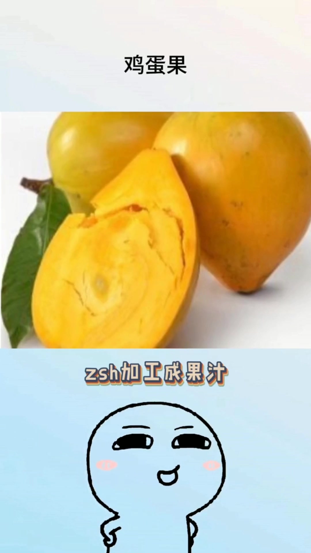 冷知识~你知道鸡蛋果是什么?