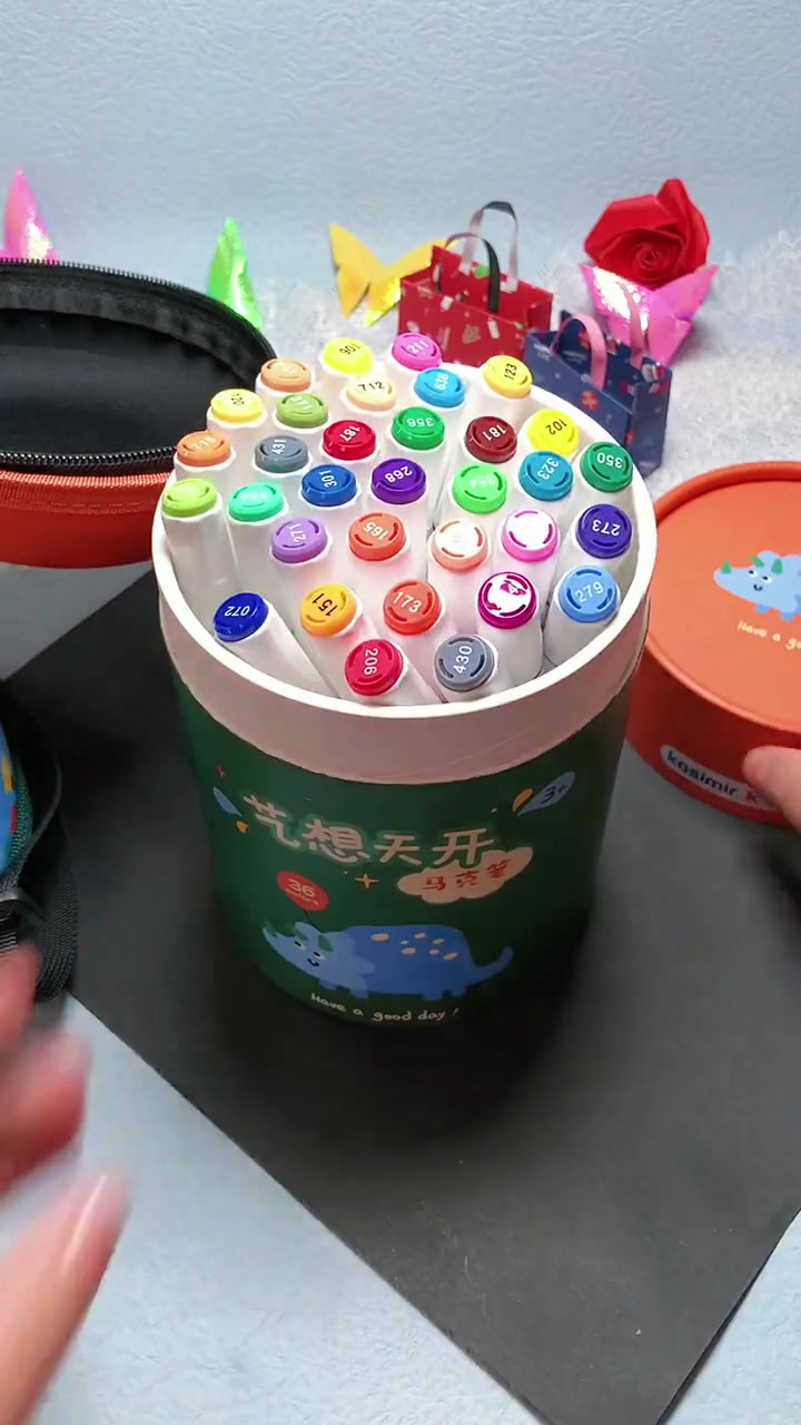 第197集|艺想天开36色马克笔,双头可用,可水洗,安全无异味,孩子可随意涂鸦绘画,妈妈推