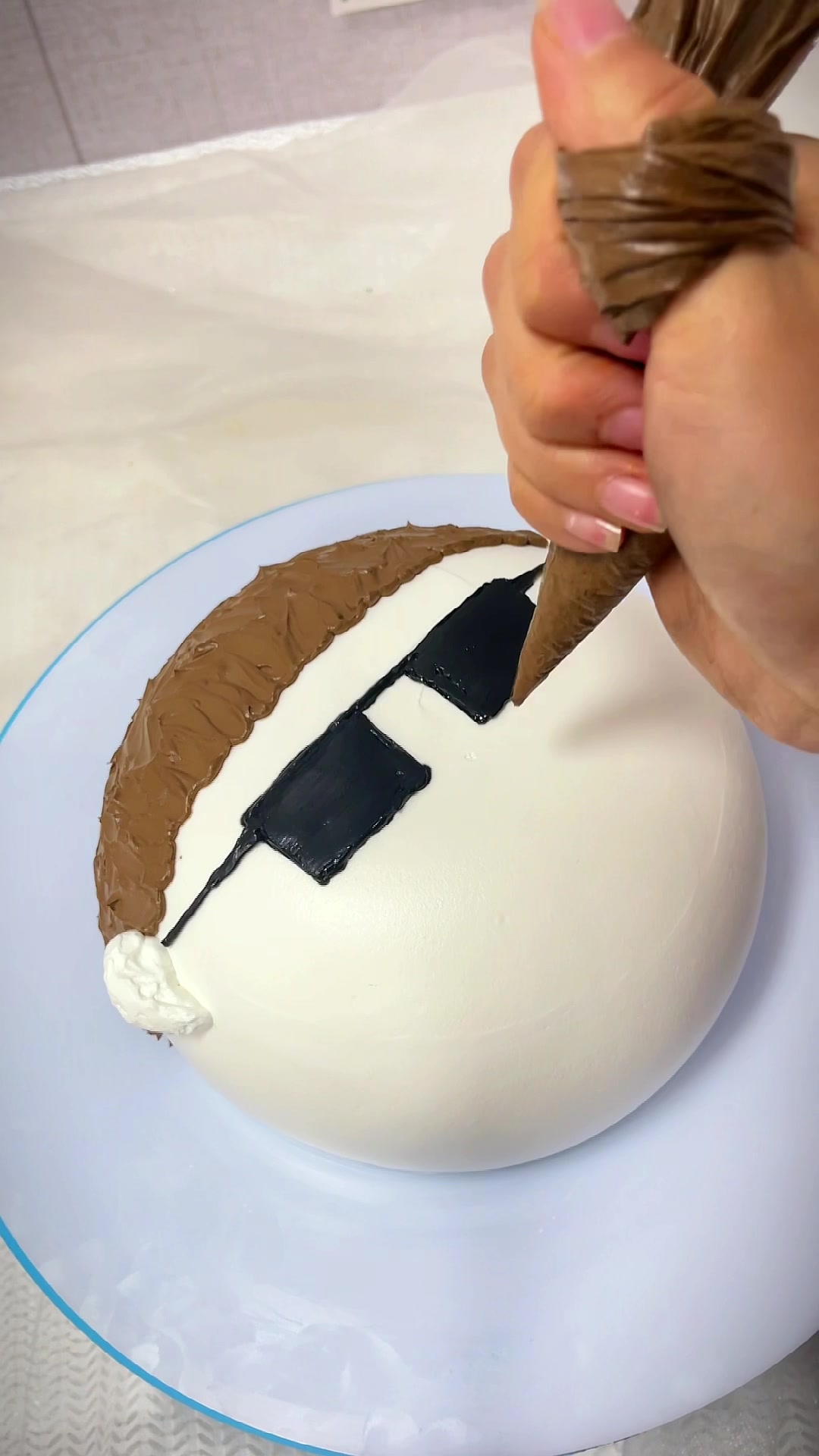 愿你我永远是生活中的靓仔!创意裱花蛋糕教程来咯