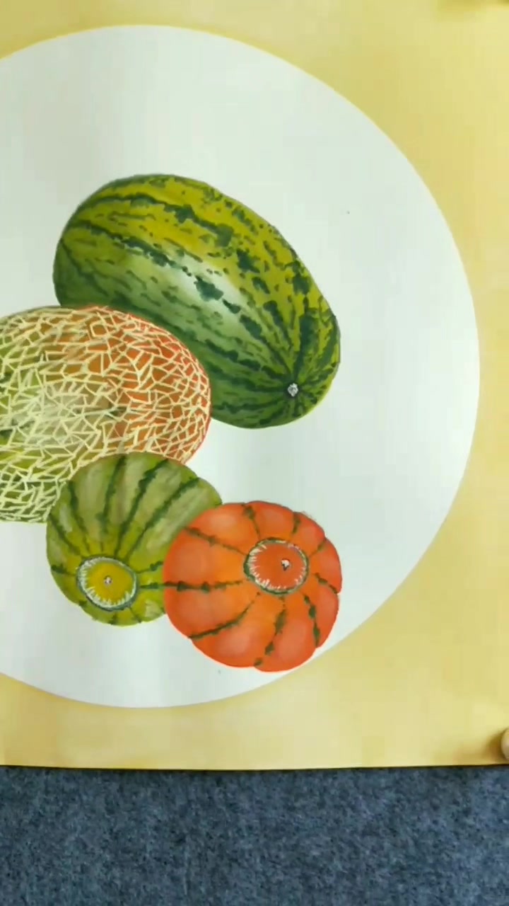 唐小琴国画写意瓜果