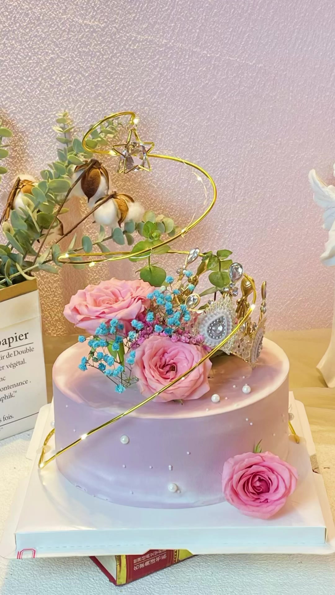 怎么可能有女生不喜欢鲜花与蛋糕?