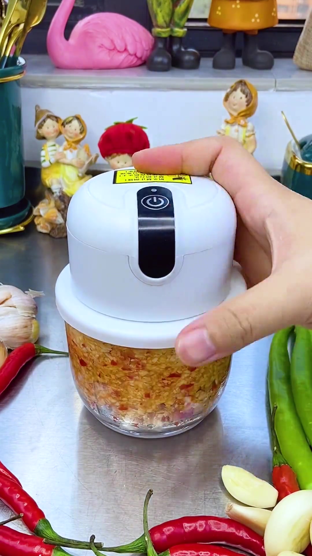 简直是厨房的好帮手,大容量绞肉打蛋做辅食都能轻松搞定 电动绞肉机