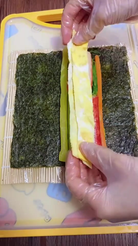 简单好吃的寿司做法。