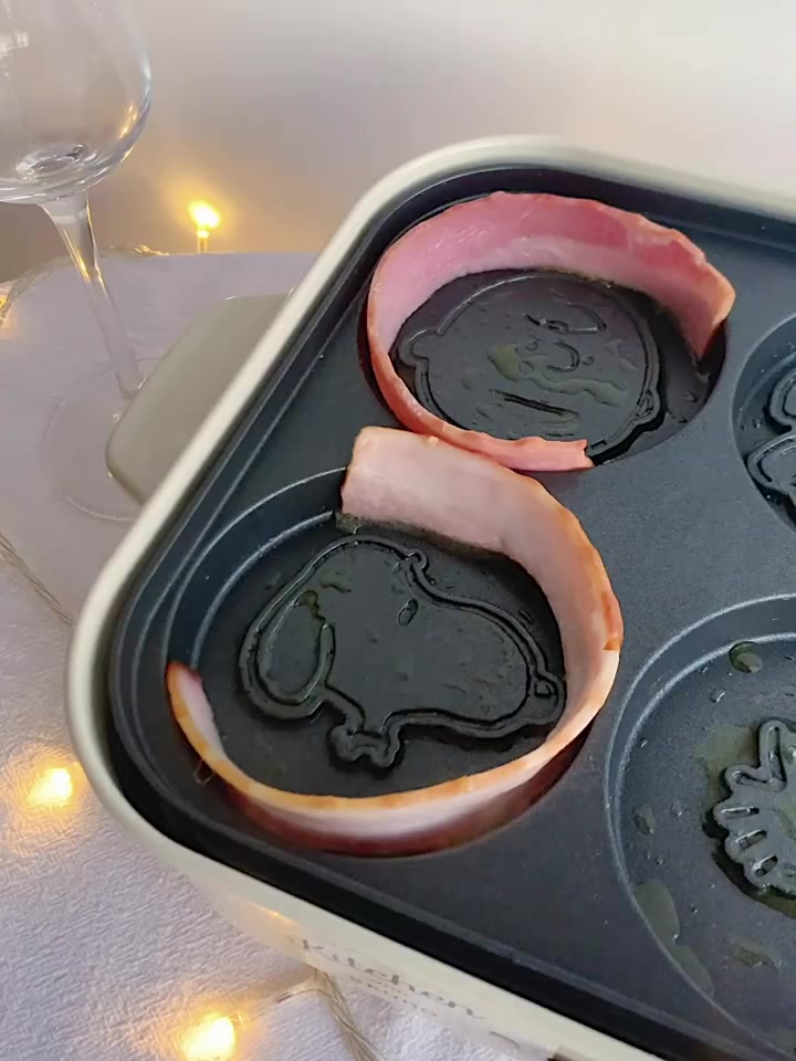 史努比松饼&煎蛋&蟹柳泡菜蛋饼&肉桂啤梨