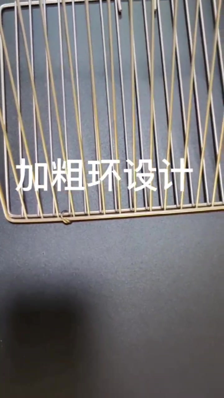 烧烤网介绍:“不锈钢烤鱼网夹”