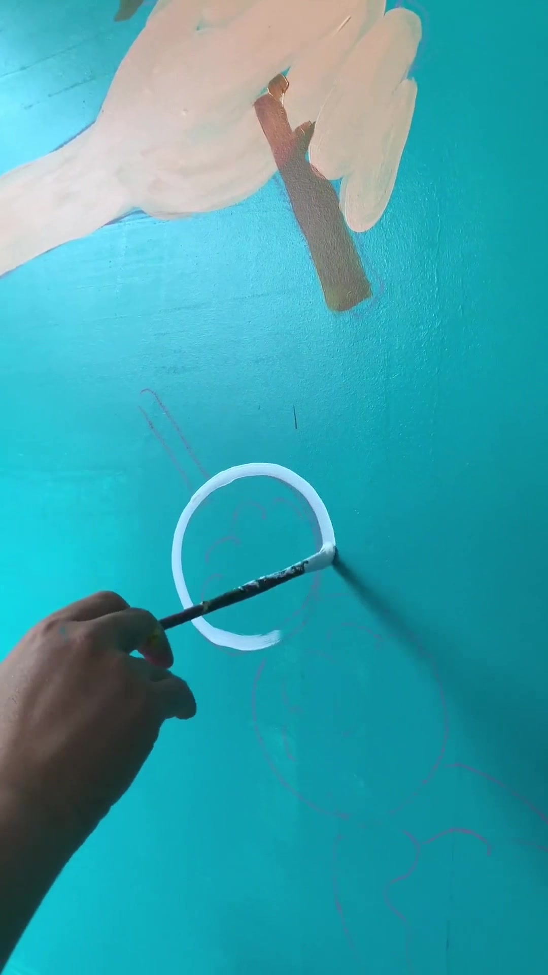 武汉墙绘湖北墙体彩绘烧烤店卡通手绘墙