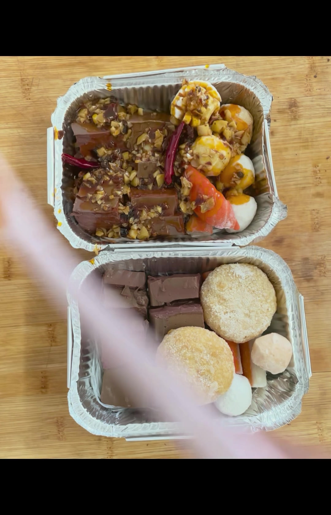 夏日懒人快手菜,锡纸鸭血粉丝,在家做出烧烤店的味道