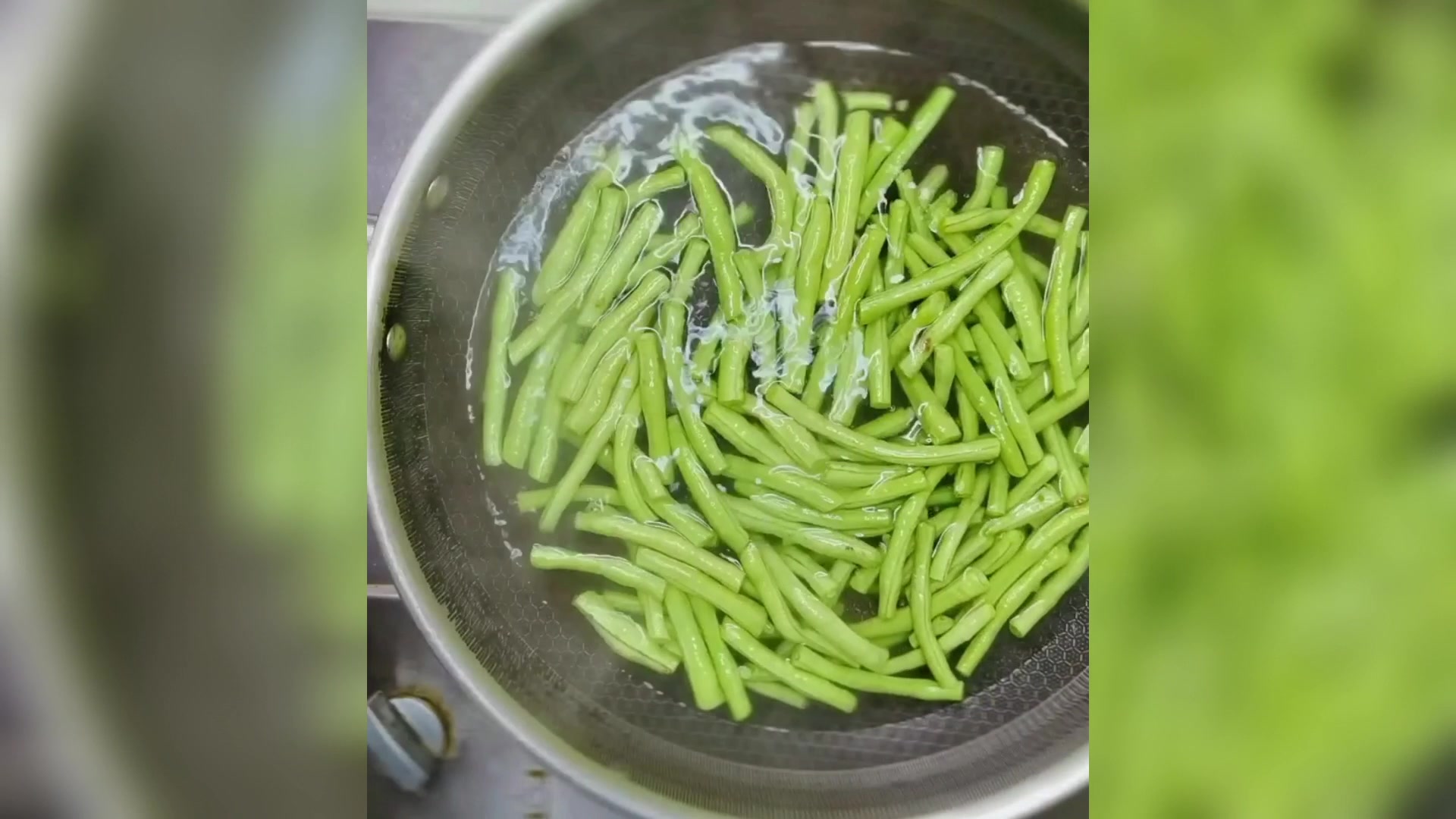 芝麻酱拌豆角,清淡可口