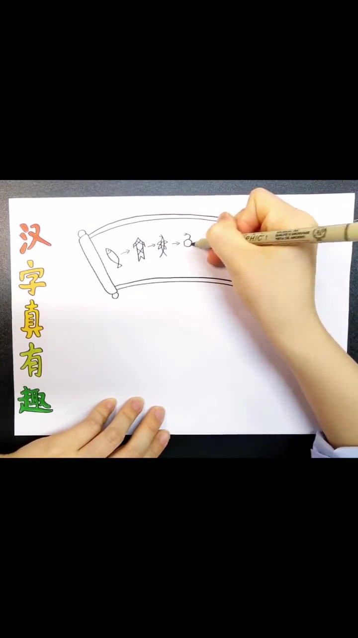 五年级趣味汉字手抄报