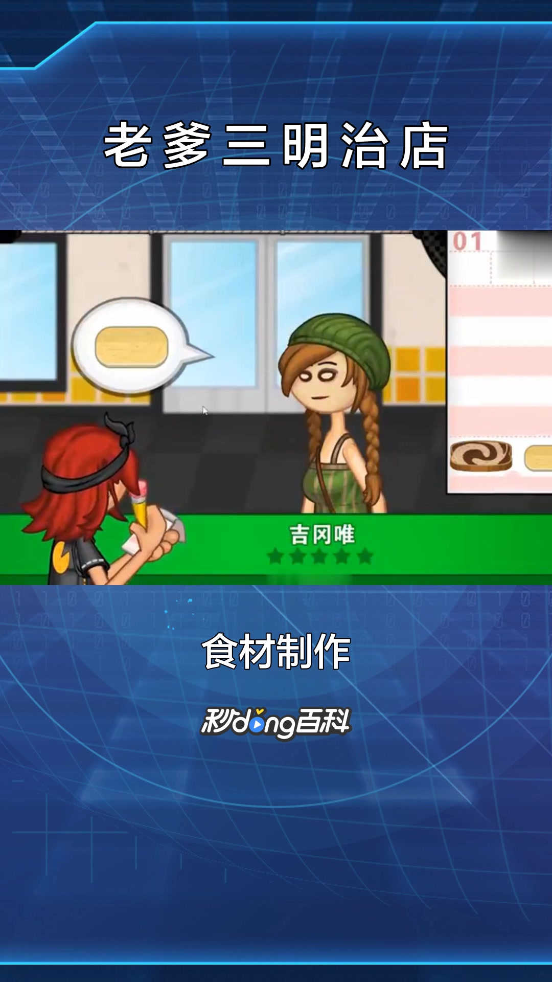 一分钟了解老爹三明治店