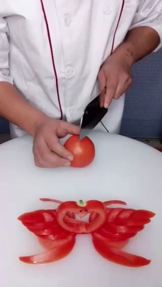 带造型的蔬菜拼盘实操