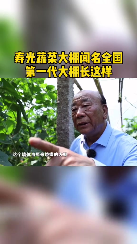 寿光蔬菜大棚闻名全国,第一代冬暖式大棚长这样 寿光 蔬菜大棚